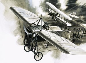 První průzkumný let RFC od Wilf (20th century) Hardy