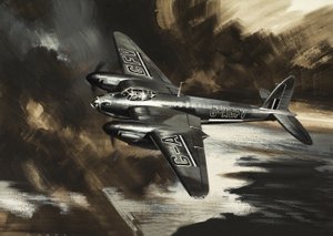 Křídla nad světem, ilustrace z knihy "Mise do nebezpečí
