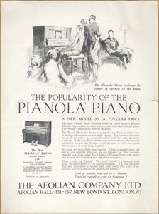 Piana Aeolian Company, 20. léta 20. století