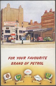 Shell, BP, National Benzole, 50. léta 20. století