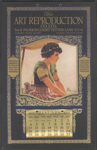 Kalendář The Art Reproduction Company, 1925 od Wilfred Fryer