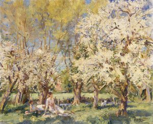 Veselý měsíc květen od Wilfred Gabriel de Glehn