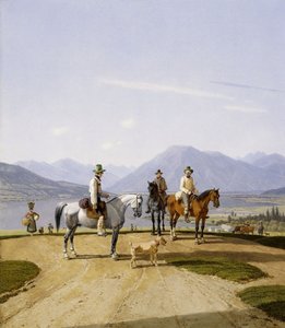 Jezdci u Tegernsee, 1838