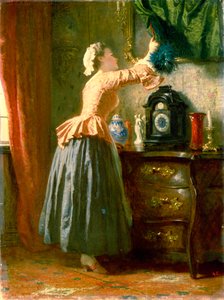 Služka, 19. století. od Wilhelm Amberg