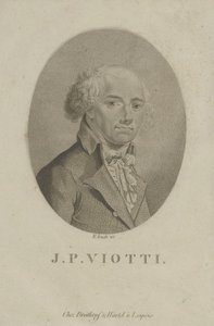 Portrét skladatele Giovanni Battista Viotti 1755-1824, c. 1800. od Wilhelm Arndt