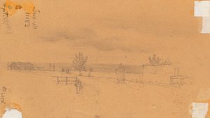 Landschaft mit gehender Figur od Wilhelm Bendz