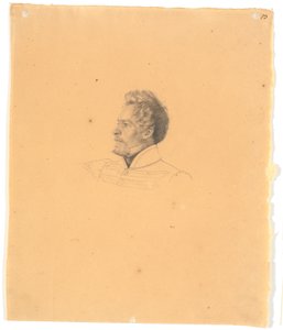 Portrét medailérky Christen Christensenové od Wilhelm Bendz