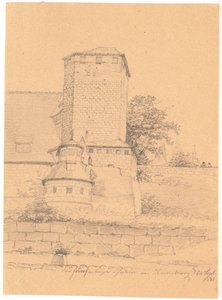 Budova věže. Norimberk od Wilhelm Bendz