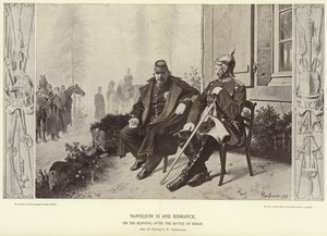Napoleon III. a Bismarck ráno po bitvě u Sedanu