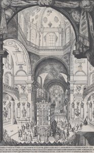 Katafalk Leopolda, arcivévody rakouského, 1646. od Wilhelm Frommer