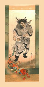 Shoki a démoni, c1880, 1886.