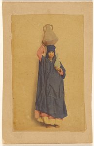 Žena nesoucí džbány s vodou