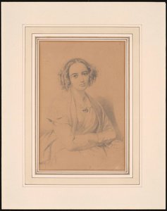 Portrét skladatelky Fanny Hensel rozené Mendelssohn 1805-1847, 1847. od Wilhelm Hensel