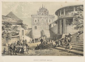 Jezuitský klášter, Macao, 1855