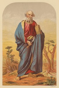 Svatý Bartoloměj (barevná litografie)