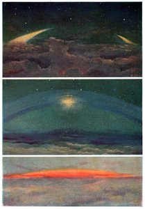Prstence planety Saturn, kolem roku 1880 (rytina)