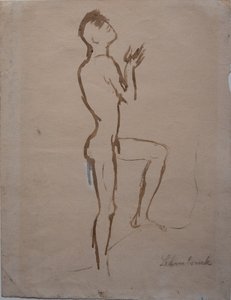 Vzestupující muž od Wilhelm Lehmbruck