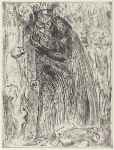 Macbeth V (The Vision of Lady Macbeth) od Wilhelm Lehmbruck