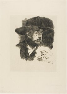 Kuřák od Wilhelm Maria Hubertus Leibl