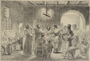 V i a osteri od Wilhelm Marstrand