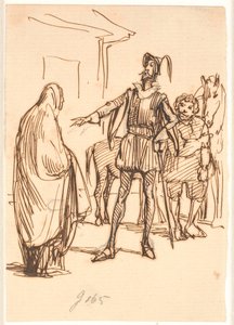 Don Quijote z Dona Rodriguez od Wilhelm Marstrand
