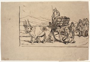 Cesta dona Quijota domů v hřebčíně od Wilhelm Marstrand