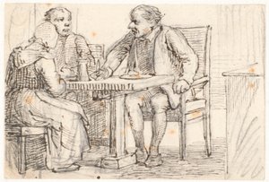 Přerušení v jídle rolníků od Wilhelm Marstrand