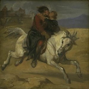 Scéna únosu od Wilhelm Marstrand