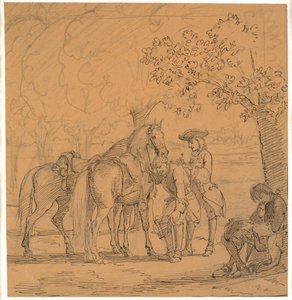 Frederik V. vyhovuje teologově žádosti (C. D. Biehl