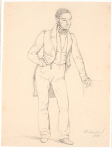 Koncertní mistr Johan Frederik Frølich od Wilhelm Marstrand