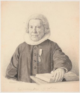 Pastor "Seyer Malling Beyer i sit 94de Aar" od Wilhelm Marstrand