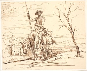 Sancho Panza vypráví příběh o kozách od Wilhelm Marstrand