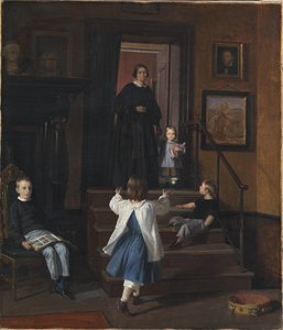 Umělcova rodina od Wilhelm Marstrand