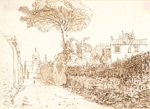 Avicola San Nicolo da Tolentino, Řím od Wilhelm Marstrand
