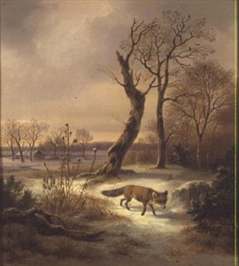 Fox v zimní scéně od Wilhelm Reinhardt