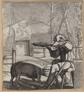 Blázen, který střílí na cíl od Wilhelm Stettler
