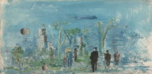 Central Park, New York (olej na plátně) od Wilhelm Thoeny