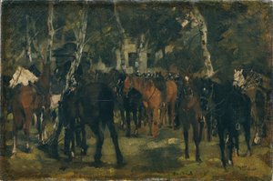 Sesedli kyrysníci od Wilhelm Trübner