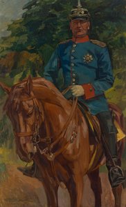 Jezdecký portrét od Wilhelm Trübner