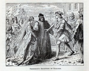 Friedrichova recepce Eleanor, 1882 od Wilhelm Werthmann