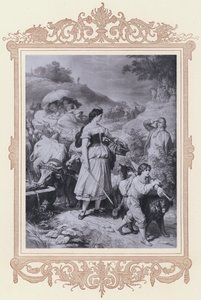 Dorothea a emigranti, Hermann a Dorothea (litho)