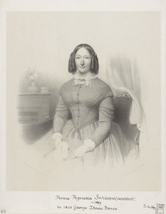 Portrét Anny Agnesie Bruce-Schimmelpenninck od Wilhelmus Cornelis Chimaer van Oudendorp