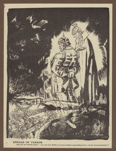 Šíření teroru (litho)