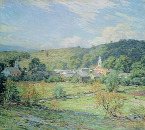 září ráno, Plainfield, New Hampshire od Willard Leroy Metcalf