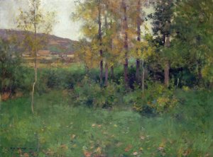 Jarní krajina, Giverny od Willard Leroy Metcalf