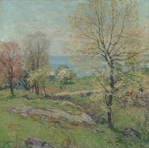 Pučící dub, 1916. od Willard Leroy Metcalf