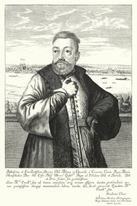 Adam Kazanowski, polsko-litevský šlechtic (rytina) od Willem (c.1597 1660) Hondius