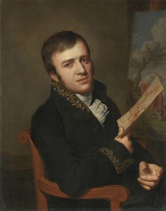Jan (Baptist) Kobell II (1778-1814), malíř, v uniformě člena Královského institutu vědy, literatury a výtvarného umění