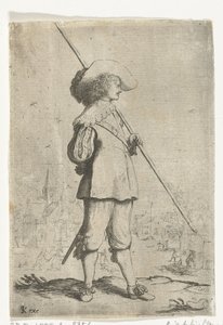 stojící voják od Willem Basse (attributed to)