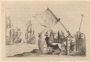 Lvi chrání zahradu Spojených provincií, 1634. od Willem Basse